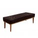 Conjunto de Cabeceira King com Recamier Gênova Suede Café