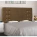 Conjunto de Cabeceira King com Recamier Gênova Suede Caramelo