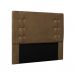 Conjunto de Cabeceira King com Recamier Gênova Suede Caramelo