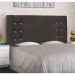 Conjunto de Cabeceira King com Recamier Gênova Suede Cinza