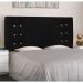 Conjunto de Cabeceira King com Recamier Gênova Suede Preto