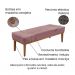 Conjunto de Cabeceira King com Recamier Gênova Veludo Lilás