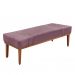 Conjunto de Cabeceira King com Recamier Gênova Veludo Uva