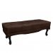 Conjunto de Cabeceira King com Recamier Vicenza Suede Café
