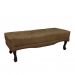 Conjunto de Cabeceira King com Recamier Vicenza Suede Caramelo