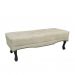 Conjunto de Cabeceira King com Recamier Vicenza Veludo Bege