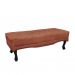 Conjunto de Cabeceira King com Recamier Vicenza Veludo Cobre