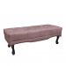 Conjunto de Cabeceira King com Recamier Vicenza Veludo Lilás