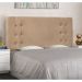 Conjunto de Cabeceira Queen com Recamier Gênova Suede Bege
