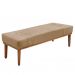 Conjunto de Cabeceira Queen com Recamier Gênova Suede Bege