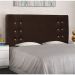 Conjunto de Cabeceira Queen com Recamier Gênova Suede Café