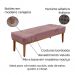 Conjunto de Cabeceira Queen com Recamier Gênova Veludo Lilás
