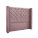 Conjunto de Cabeceira Queen com Recamier Vicenza Veludo Lilás