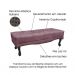 Conjunto de Cabeceira Queen com Recamier Vicenza Veludo Uva
