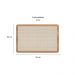 Conjunto de Cabeceira Solteiro com Mesa de Apoio Oslo 1 GV Hanover e Dourado