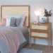 Conjunto de Cabeceira Solteiro com Mesa de Apoio Oslo 2 GV Hanover