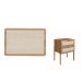 Conjunto de Cabeceira Solteiro com Mesa de Apoio Oslo 2 GV Hanover