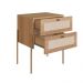 Conjunto de Cabeceira Solteiro com Mesa de Apoio Oslo 2 GV Hanover e Dourado