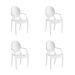 Conjunto de Cadeiras de Plástico Wind Branca