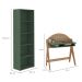 Conjunto de Escrivaninha Ceci com Estante Multy Carvalho e Verde Menta