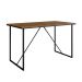Conjunto de Escrivaninha Steel Wood com Gaveteiro 4 GV e Estante Livreiro Office 1 PT Grafite e Mel