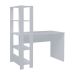 Conjunto de Escrivaninha com Estante Match 1 PT Branco