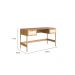 Conjunto de Escrivaninha com Estante Oslo Hanover