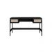 Conjunto de Escrivaninha com Estante Oslo Preto e Nero