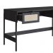 Conjunto de Escrivaninha com Estante Oslo Preto e Nero