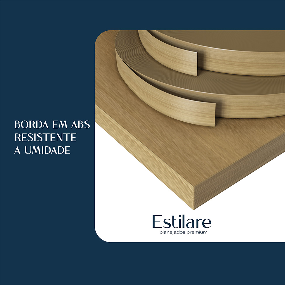 Conjunto de Gabinete e Armário de Banheiro com Espelho Nature 4 Portas Branco 75 cm