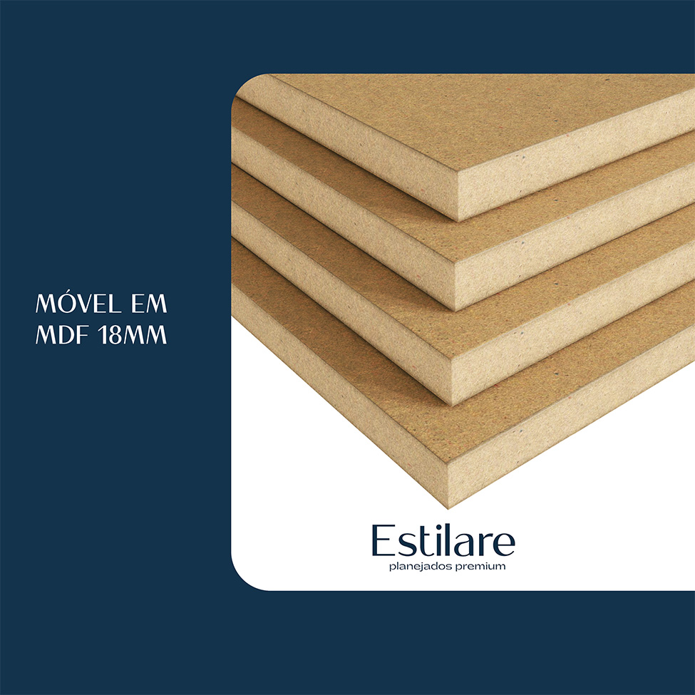 Conjunto de Gabinete e Armário de Banheiro com Espelho Nature I 4 Portas Nude e Carvalho 60 cm