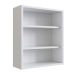 Conjunto de Gabinete e Armário de Banheiro com Espelho Slim 2 PT Branco