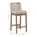 Conjunto de Mesa Bistrô Redonda Belle Siena e Preto com 2 Banquetas Dani Bege