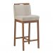 Conjunto de Mesa Bistrô Redonda Belle Siena e Preto com 2 Banquetas Dani Bege