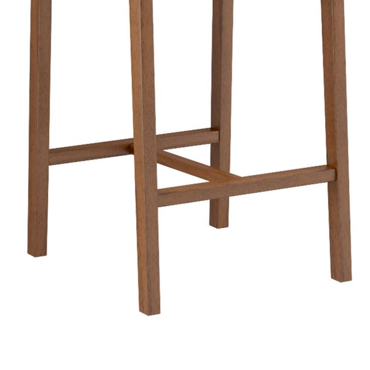 Conjunto de Mesa Bistrô Redonda Belle Siena e Preto com 2 Banquetas Dani Bege