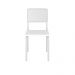 Conjunto de Mesa Infantil Retangular com Tampo MDF e 2 Cadeiras Laura Branco