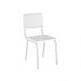 Conjunto de Mesa Infantil Retangular com Tampo MDF e 2 Cadeiras Laura Branco