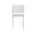 Conjunto de Mesa Infantil Retangular com Tampo MDF e 2 Cadeiras Laura Branco