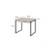Conjunto de Mesa Kuadra 2 GV Bege e com Cadeira de Escritório Secretária Giratória Clean Preta