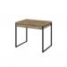 Conjunto de Mesa Kuadra 2 GV Carvalho com Cadeira de Escritório Diretor Giratória Vancouver Preta