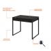 Conjunto de Mesa Kuadra 2 GV com Cadeira de Escritório Diretor Giratória Charles Preta