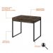 Conjunto de Mesa Kuadra 2 GV com Cadeira de Escritório Secretária Giratória Fitz Marrom