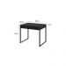 Conjunto de Mesa Kuadra 2 GV e com Cadeira de Escritório Secretária Giratória Clean Preta