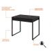 Conjunto de Mesa Kuadra 2 GV e com Cadeira de Escritório Secretária Giratória Clean Preta