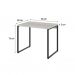 Conjunto de Mesa Kuadra Bege com Cadeira de Escritório Secretária Giratória New Java Preta