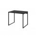 Conjunto de Mesa Kuadra com Cadeira de Escritório Secretária Giratória New Java Preta