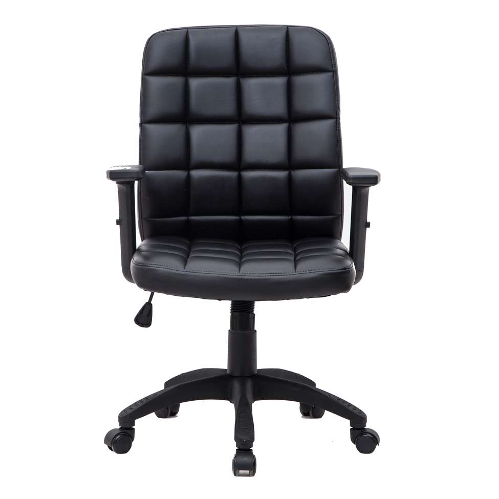 Conjunto de Mesa Morada Amendola e Grafito com Cadeira de Escritório Diretor Giratória Fitz com Braços Ajustáveis Preta