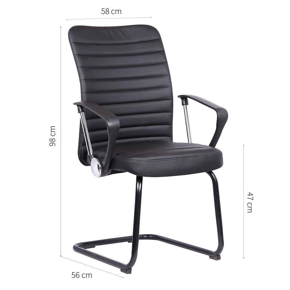 Conjunto de Mesa Morada Amendola e Grafito com Cadeira de Escritório Interlocutor Fixa Oslo Preta