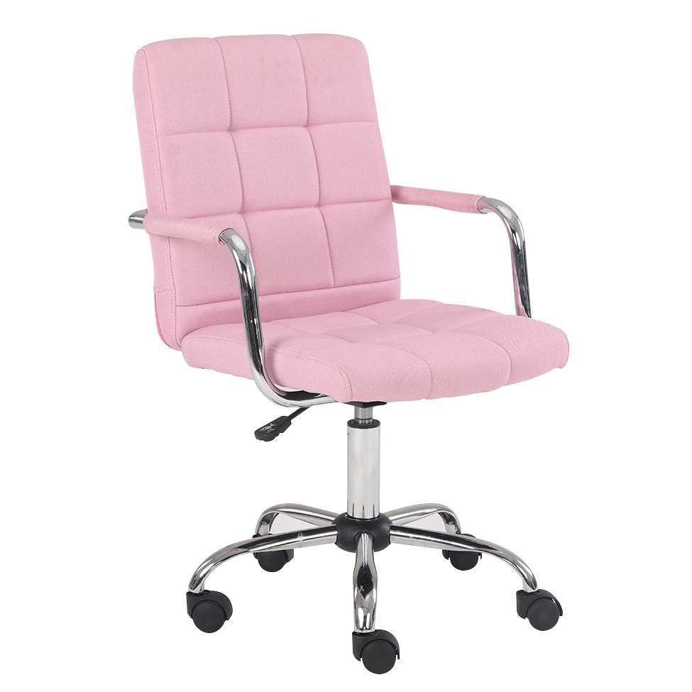 Conjunto de Mesa Morada Amendola e Grafito com Cadeira de Escritório Secretária Giratória Fitz Rosa