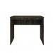 Conjunto de Mesa Office Carvalho Dark com Cadeira de Escritório Secretária Giratória Fitz Marrom